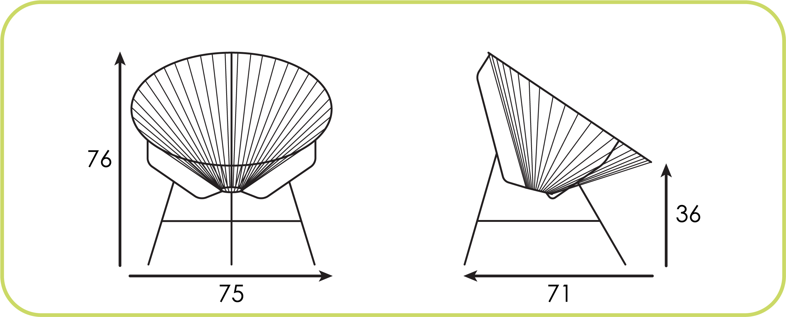 Huatulco Dimensions