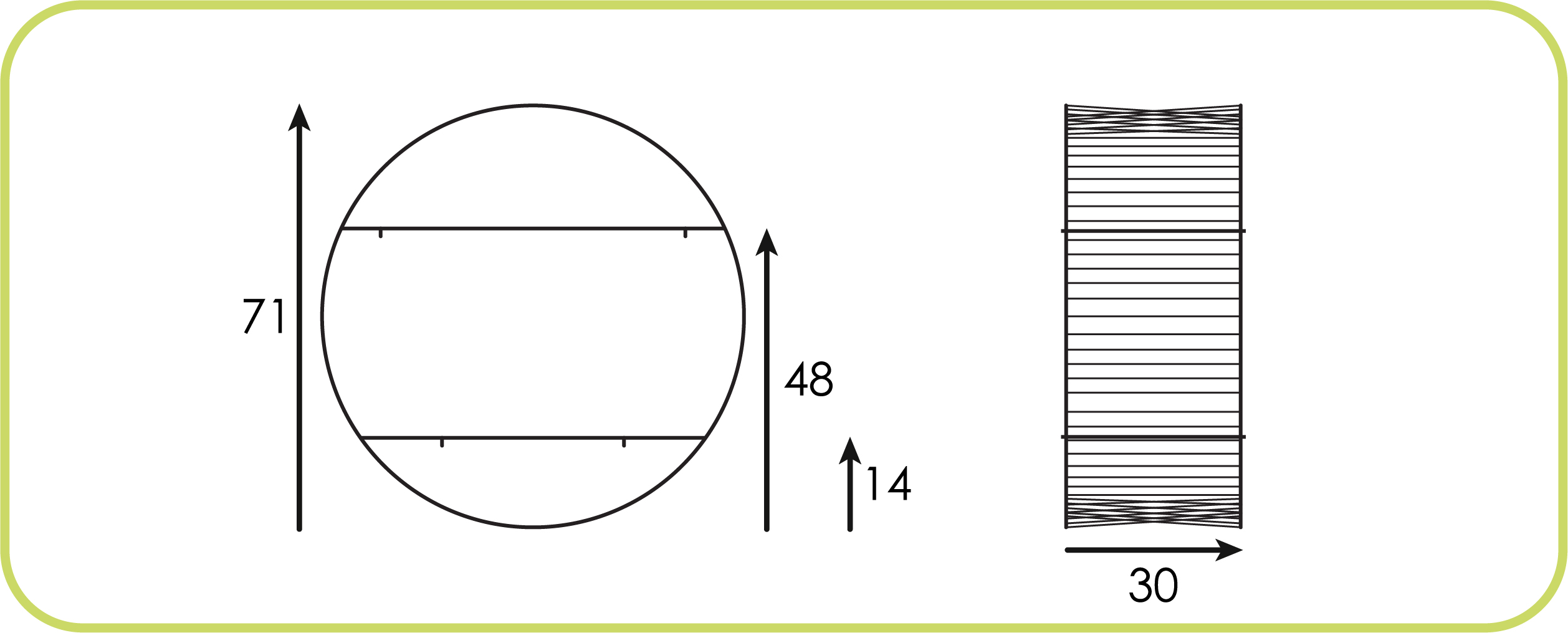 Dimensions étagère Sonix