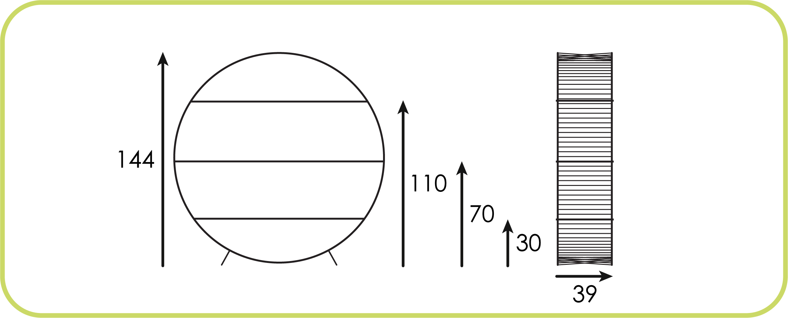 Dimensions étagère Supersonix