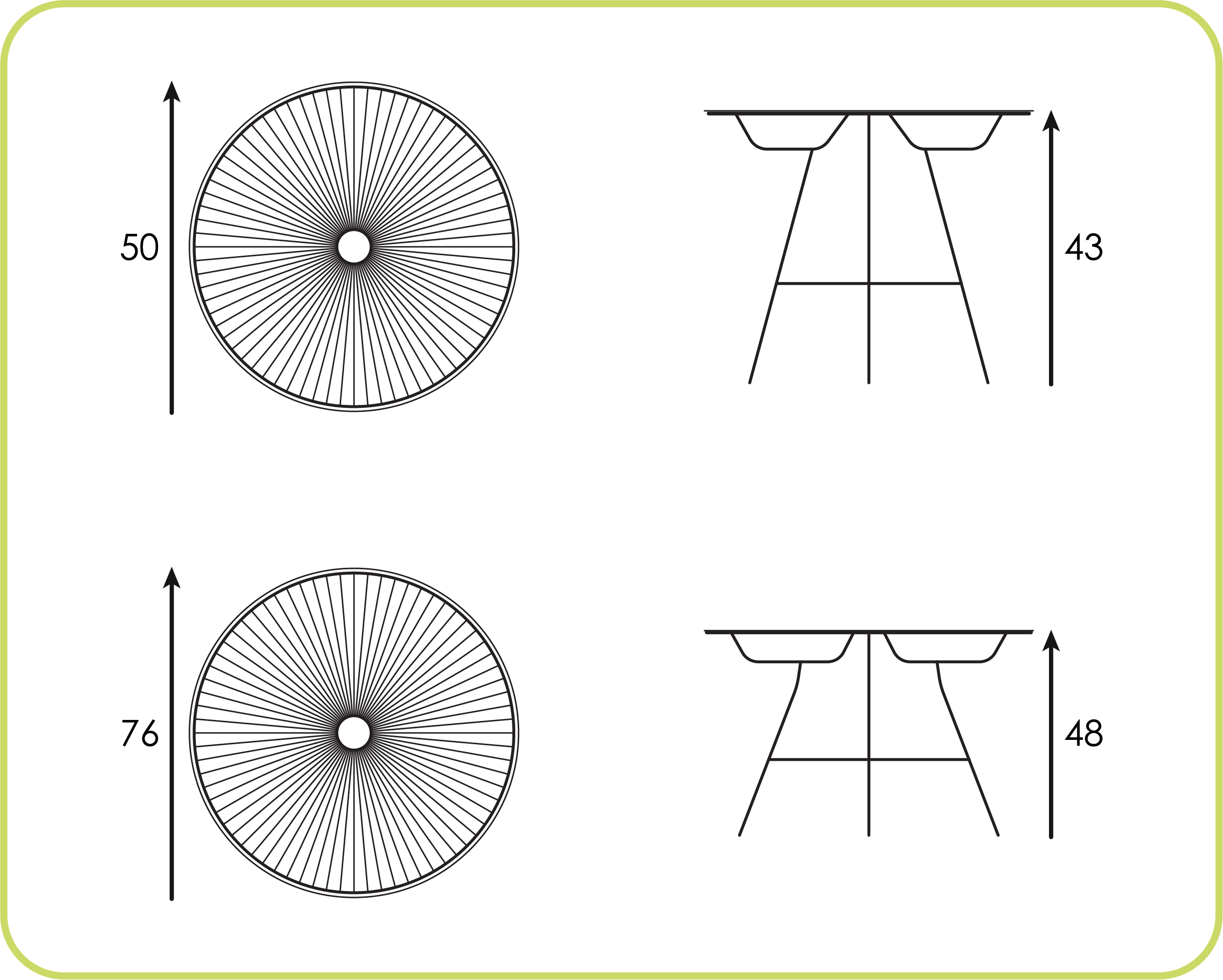 Dimension Zipolite Table